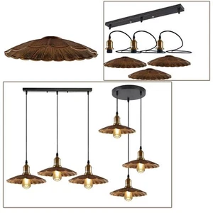 Ceiling Pendant Light Metal Retro Loft Industrial Lampshades E27 Screw Holder UK - Picture 1 of 29