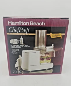 NOB Vintage Hamilton Beach 2-Cup Food Processor Chef Prep 70150 NEW OPEN BOX - Picture 1 of 6