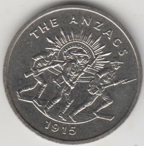 Token 1988 Australia bicentennial collection 1915 the ANZACs commemoration  - Bild 1 von 2