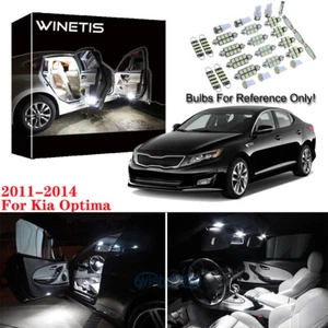 Kit de equipamiento interior de 9 luces LED blancas para Kia Optima 2011-2014 + herramienta gratuita - Imagen 1 de 12