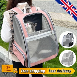 Premium Pet Backpack Carrier Portable Soft Fabric Folding Dog Cat Puppy Travel - Picture 1 of 13