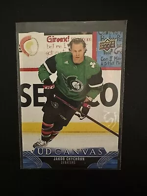 2023-24 UD Upper Deck Series 2 Canvas - C178 Jakob Chychrun, Ottawa Senators - Image 1 of 2