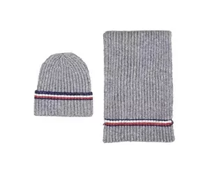 Sciarpa e cappello da uomo Tommy Hilfiger accessori tempo freddo set regalo - Foto 1 di 1