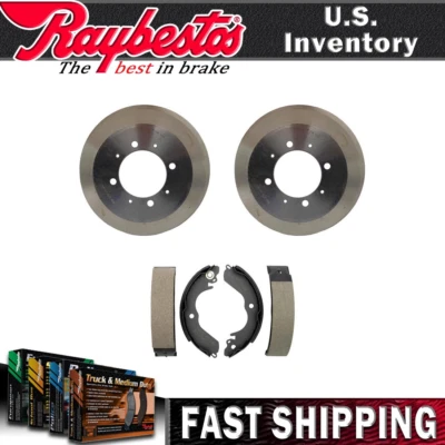 Kit trasero Raybestos tambores de freno y zapatas de freno para Dodge Colt 1994 1993 Foto 1 de 4