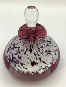 RAYMOND D MATHEWS signiert Sommerso Kunstglas Parfum Flakon um 1990er - Bild 1 von 7