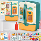 Children Pretend Play Toy Refrigerator Educational Kitchen Playset Gift Set