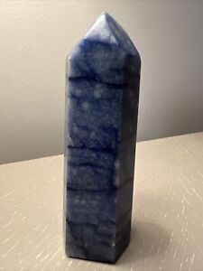 blue dumortierite crystal quartz with multiple Crystals