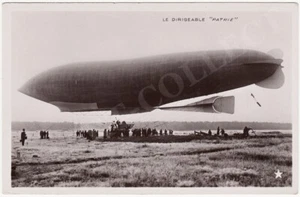 AIRSHIPS 1908 Francia GLOBO CONTROLADO LE DIRIGABLE PATRIE Foto Real PC - Imagen 1 de 2