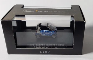 Busch Smart Cabrio numeric blue PC-Box Mercedes 1:87 Somo NEU Modellauto - Imagen 1 de 1