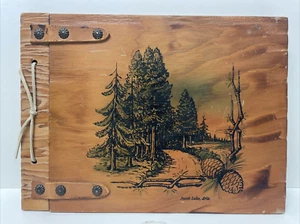 Vintage Wooden Jacob Lake, Arizona Photo Album Book, 1920s , 54 Photos - Picture 1 of 13
