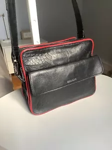 Zadig & Voltaire Boxy Black Leather Crossbody Camera Bag - Picture 1 of 20