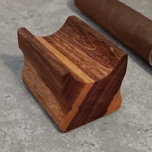 "Zigarrenständer, Zigarrenhalter, in exotischen Goncalo-Alben, von Axel's 2"" x 1,5"" x 1,5" - Bild 1 von 7