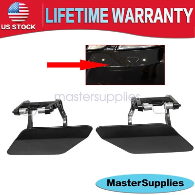 Left & Right Headlight Lamp Washer Cover for 2010-2013 Mercedes-Benz E350 E550 - Image 1 of 4