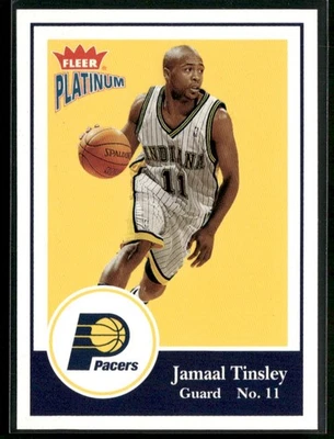 2003-04 Fleer Platinum #8 Jamaal Tinsley - Image 1 of 2