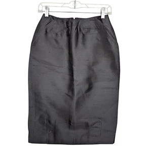 Vintage Chado Ralph Rucci Silk Shatung Skirt XS - Picture 1 of 10