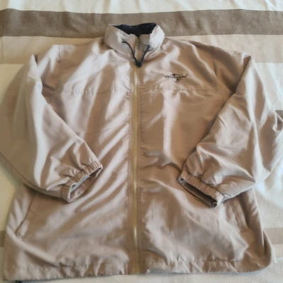 Universal Studios Para Hombres Grande Bronceado Cremallera Completa Chaqueta Capucha Accesorio Foto 1 de 4