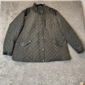 Lauren Ralph Lauren Quilted Jacket 3X Olive - Picture 1 of 14