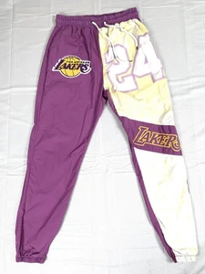 Los Angeles Lakers Pants Womens Medium Purple Yellow NBA Basketball #24 Lakers - Picture 1 of 10
