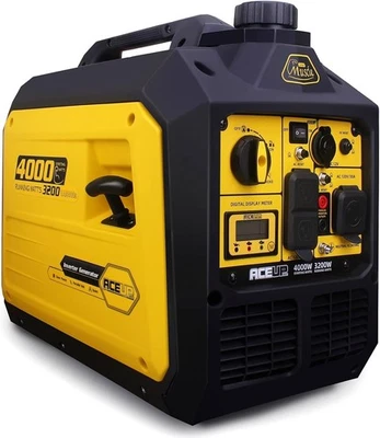 Aceup Energy 4000W Quiet Inverter Generator, RV-Ready EPA Compliant Portable New