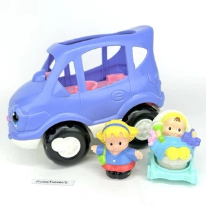 Minivan SUV viola Little People Lil' Mover 2005 vintage COMPLETO E TESTATO VINTAGE - Foto 1 di 18