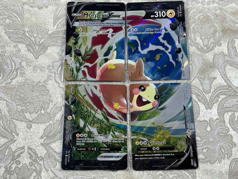 Morpeko V-Union SWSH215 SWSH: Sword & Shield 4 Promo Cards Holo SET - Image 1 of 3