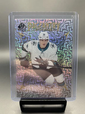 William Eklund SP Authentic Pageantry Rookie Card 2021-2022 #P72 San Jose Sharks - Image 1 of 2