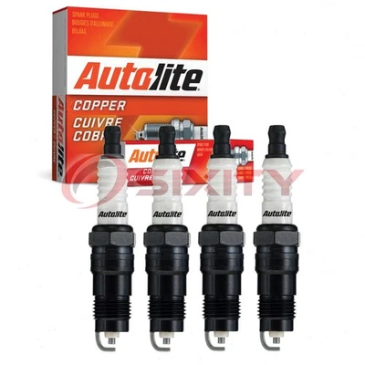 4 bujías Autolite núcleo de cobre para Ford Fairmont 1983 2,3 L L4 sl Foto 1 de 4