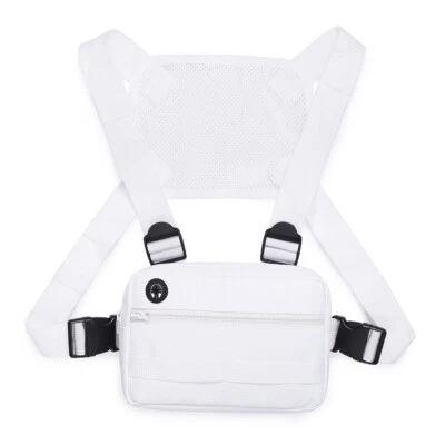 Unisex Chest Bag Vest Pack Phone Pouch Tactical Streetwear Waist Belt Fanny Bag - Image 1 of 4