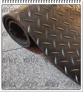 ANTI SLIP HEAT RESISTANT 3MM THICK MULTI PURPOSE RUBBER MAT - INDOOR OUTDOOR USE - Picture 1 of 2