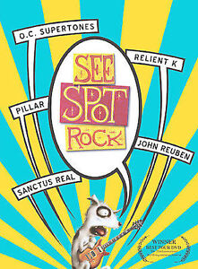 Siehe Spot Rock (DVD, 2003) Säule Relient K O.C. Supertones Sanctus SELTEN OOP A4