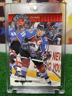 Joe Sakic 1997-98 Donruss Canadian Ice Colorado Avalanche Hockey Card #102 - Image 1 of 4
