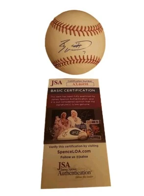 BOBBY WITT JR  SIGNED OFFICIAL MLB BASEBALL KC ROYALS JSA AUTHENTICATED #AX46898 - Изображение 1 из 4
