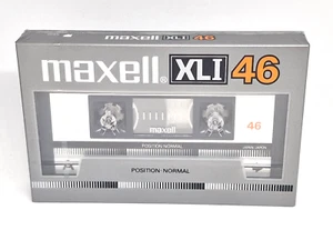 MAXELL XLI 46 Blank Audio Cassette Tape (Sealed) New! - Picture 1 of 4