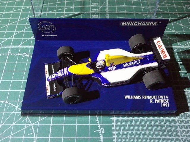 Riccardo PATRESE - MINICHAMPS 400910006 - WILLIAMS RENAULT FW14 - 1991. - Photo 1/4
