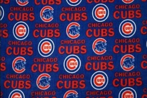 Pile Chicago Cubs blu MLB baseball pile tessuto stampa da cantiere s6567bf - Foto 1 di 1