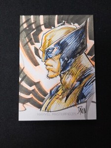 Marvel Wolfrine Sketch Card By DM NOCEDA 2022 SkyBox Marvel Masterpieces