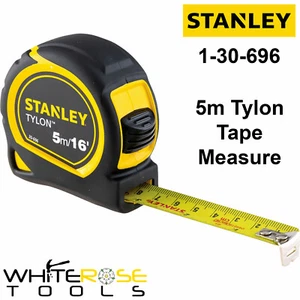 Stanley Tape Measure 5m Pocket Blade Lock Corrosion Resistant Metric Imperial - Picture 1 of 2