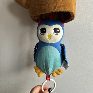 Manhattan Musical Owl Baby Sensory Toy Lullaby Crib Nursery Decor Forest Animal - Picture 1 of 13