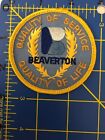 Vintage Beaverton Quality of Service Life B Logo Patch City Oregon OR Nike HQ US
