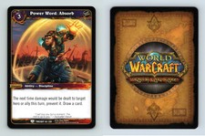 Power Word : Absorb #66 Twilight Of The Dragons Common Warcraft TCG Card
