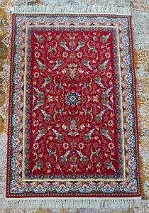 TOP QUALITY NICE RUGS WOOL TOUCH 100%ACRYLIC RED / MULTICOLOUR 120x180Cm - Picture 1 of 3