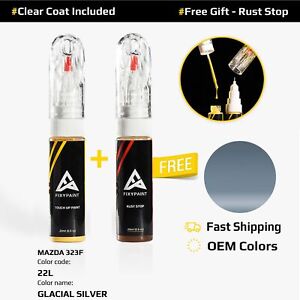 Car Touch Up Paint For MAZDA 323F Code: 22L GLACIAL SILVER