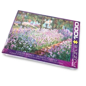 1000 Piece Monets Garden Puzzle EUROGRAPHICS Jigsaw 19 x 27 #6000-4908 - Picture 1 of 11