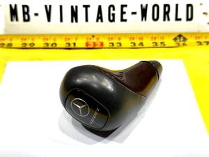OEM Mercedes 96-99 W210 95-98 R129 SL SPORT Dark Gray BURL wood shifter 1 Knob - Picture 1 of 21
