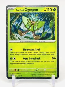 MASCARA VERDE AZULADO OGERPON - COSMOS HOLO - TEF 024/162 Fuerzas Temporales POKEMON TCG S&V - Imagen 1 de 2