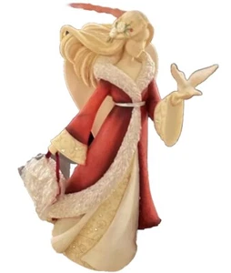COLLECTIBLE THE HEART OF CHRISTMAS “ANGEL WITH DOVE IN HAND FIGURE -READ-4027871 - Picture 1 of 10
