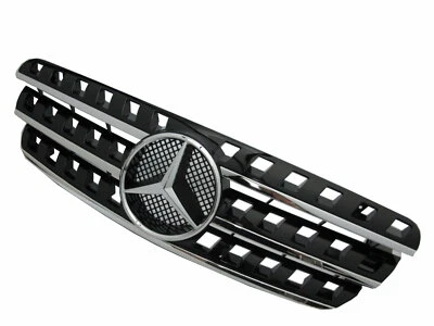 W163 1998-2005 GRILLE/GRILL 3FIN CHROME/BLACK for Mercedes-Benz V1 - image 1 of 4
