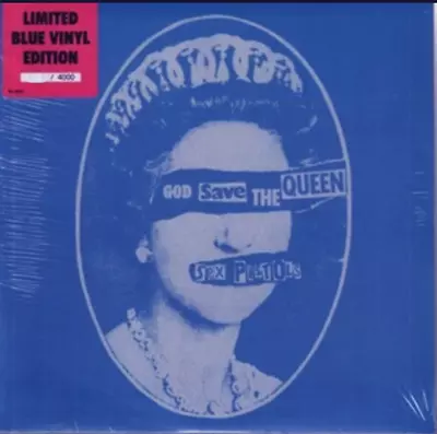 SEX PISTOLS - God Save the Queen 7" Blue Vinyl Numbered 2022. New and Sealed. - Image 1 of 2
