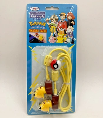 Pokemon Pikachu Link Cable Kemco Game Boy nuovo SEALED sigillato - Immagine 1 di 3