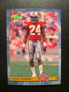 ROGER HARPER Ohio State  1993 Classic NFL DRAFT CARD #26 Buckeyes